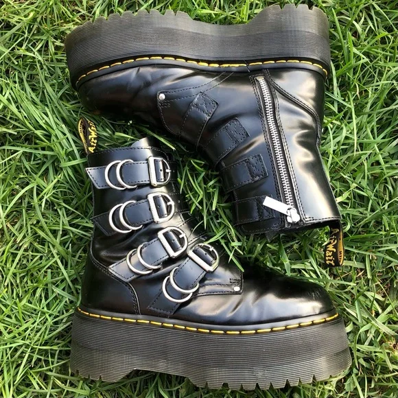 Dr Marten Jadon Max 24.5〜25.0 Dr. Martens Jadon Max Hardware Platform Boots